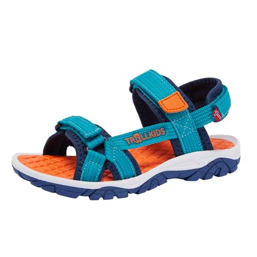 Trollkids Kids Oslofjord Sandal 31, lake blue von Trollkids