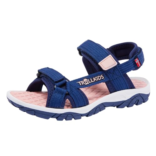 Trollkids Kids Oslofjord Sandal 33, lotus blue/dahlia von Trollkids