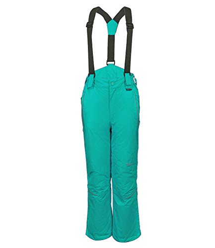 Trollkids Schneehose Holmenkollen Slim Fit, Dunkle Minze/Minze, Größe 128 von Trollkids