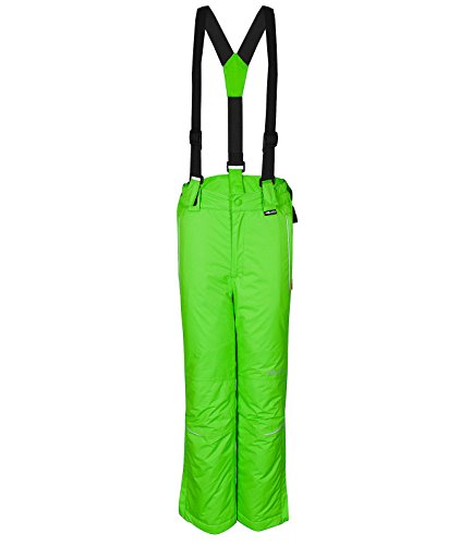 Trollkids Schneehose Holmenkollen Slim Fit, Hellgrün, Größe 140 von Trollkids