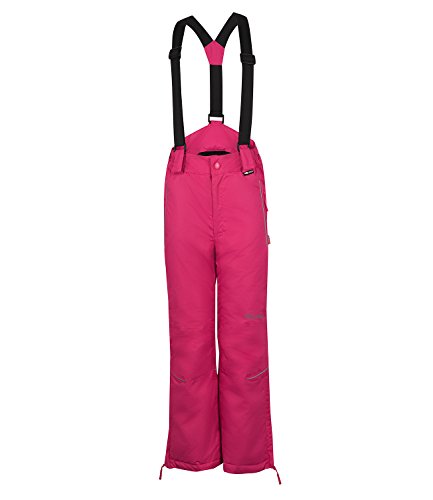 Trollkids Schneehose Holmenkollen Slim Fit, Rubinrot/Magenta, Größe 152 von Trollkids