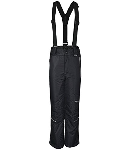 Trollkids Schneehose Holmenkollen Slim Fit, Schwarz, Größe 128 von Trollkids