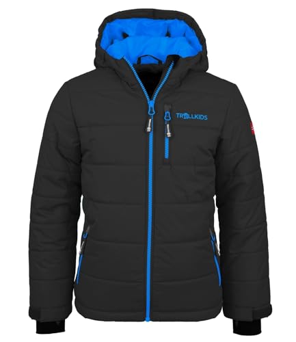 Trollkids Skijacke Hemsedal Snow dunkelgrau/blau 3 Jahre (98 cm) von Trollkids