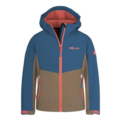 Trollkids Kids Kristiansand Jacket 116, Atlantic Blue von Trollkids