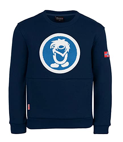 Trollkids Sweatshirt Trolltunga, Marineblau, Größe 110 von Trollkids