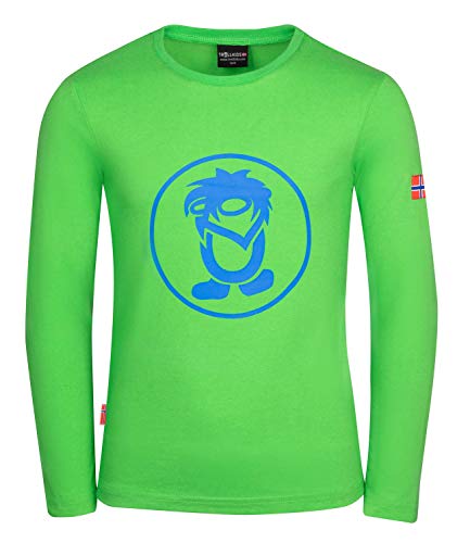 Trollkids Troll Longsleeve, Hellgrün/Blau, Größe 164 von Trollkids