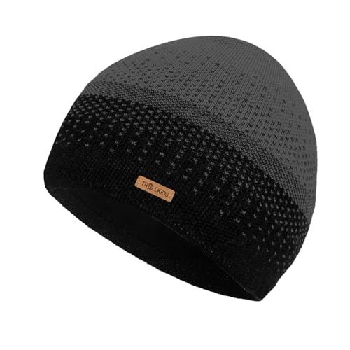 Trollkids Kids Merino Cap 50, Dark Grey von Trollkids