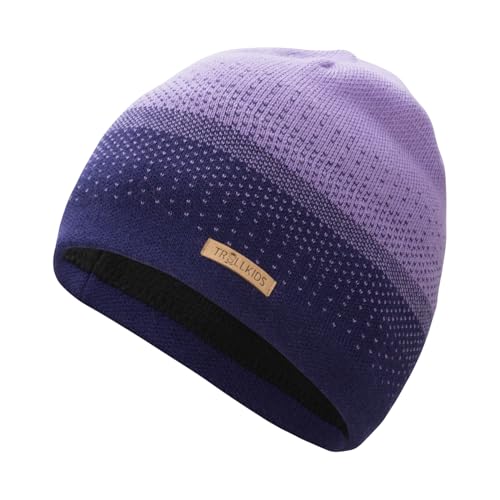 Trollkids Kids Merino Cap 50, Dark Purple von Trollkids