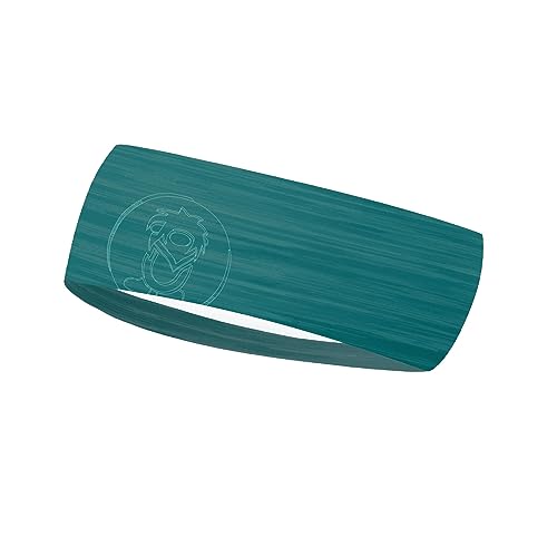 Trollkids schnelltrocknendes vielseitiges ultradünnes Kinder Stirnband HEADBAND, Teal-Blau, Größe 48-52 von Trollkids