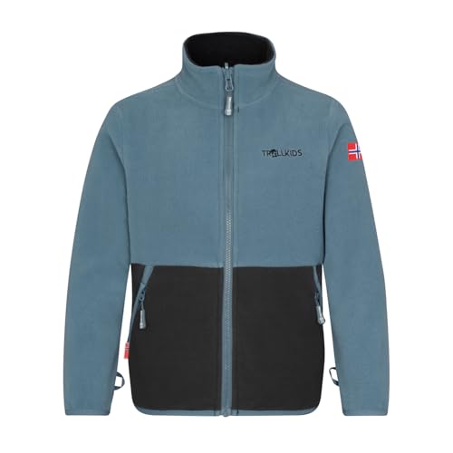 Trollkids Kids Storfjord Jacket 104, Steel Blue von Trollkids