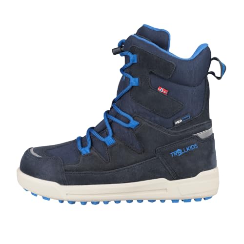 Trollkids Kids Finnmark Winter Boots 34, navy/blue von Trollkids