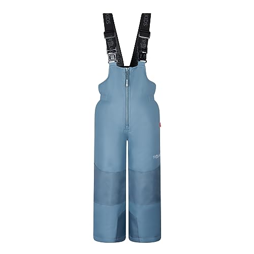 Trollkids wasserdichte Skihose Schneehose Nordkapp, Stahlblau, Größe 104 von Trollkids