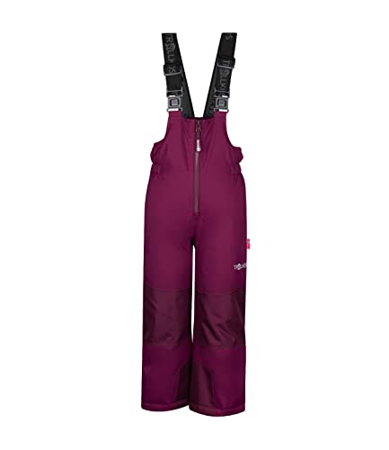 Trollkids wasserdichte Skihose Schneehose Telemark, Pflaume, Größe 110 von Trollkids