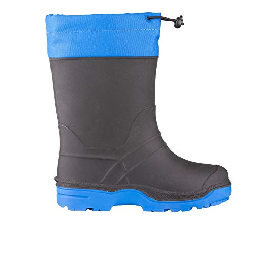 Trollkids wasserdichte Winterschuhe Gummistiefel Isfjord, Anthrazit/Blau, Größe 38 von Trollkids