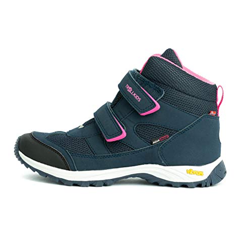 Trollkids wasserdichte Winterschuhe Wanderschuhe Alesund, Marineblau/Magenta, Größe 39 von Trollkids