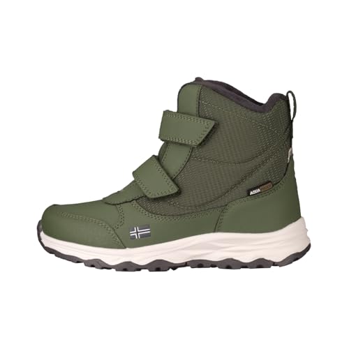 Trollkids wasserdichte Winterschuhe Wanderschuhe Hafjell, Moosgrün, Größe 36 von Trollkids