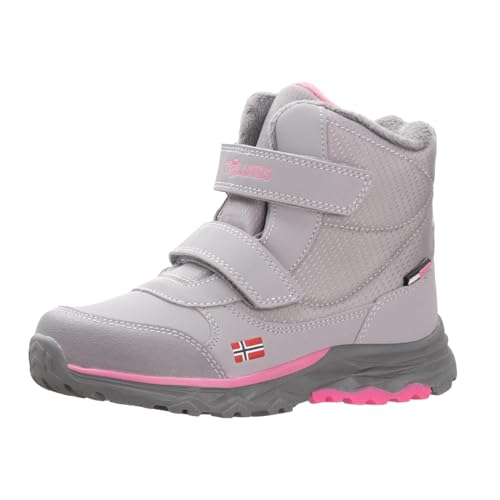 Trollkids Kids Hafjell Winter Boots 28, silver grey von Trollkids