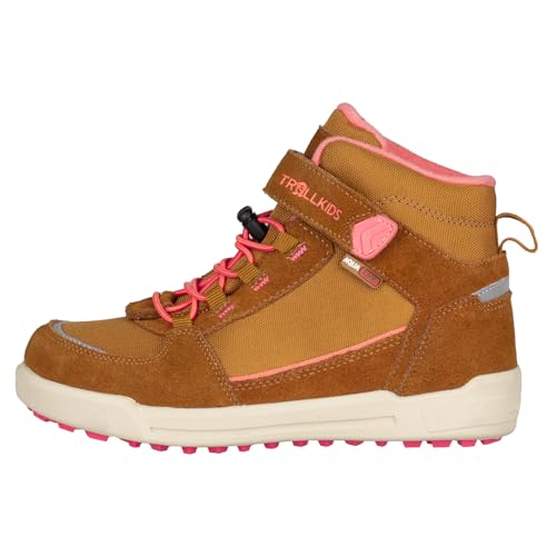 Trollkids Kids Gryllefjord Mid Cut 34, caramel von Trollkids