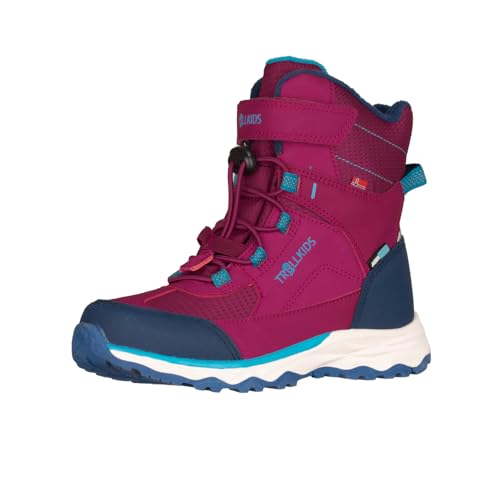 Trollkids Kids Hafjell Winter Boots XT 28, bright berry von Trollkids
