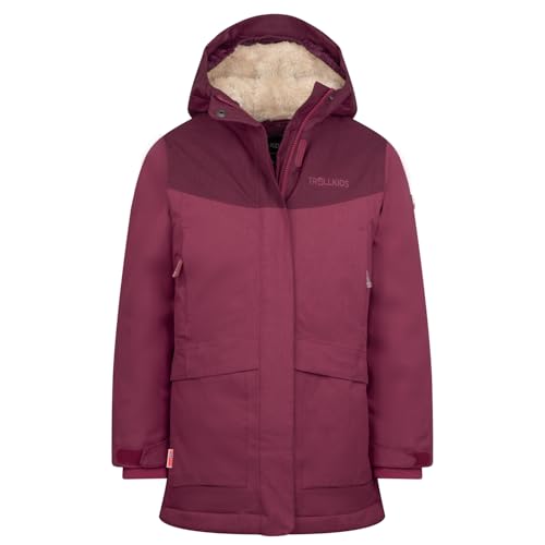 Trollkids Girls Oslo Coat PRO 104, Redwood/Salmon von Trollkids