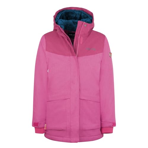 Trollkids Girls Oslo Coat PRO 128, Bright Berry von Trollkids