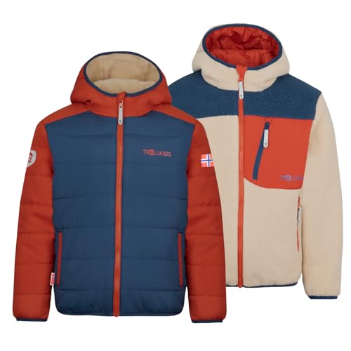 Trollkids Kids Sandvika Turnover Jacket 140, Desert von Trollkids