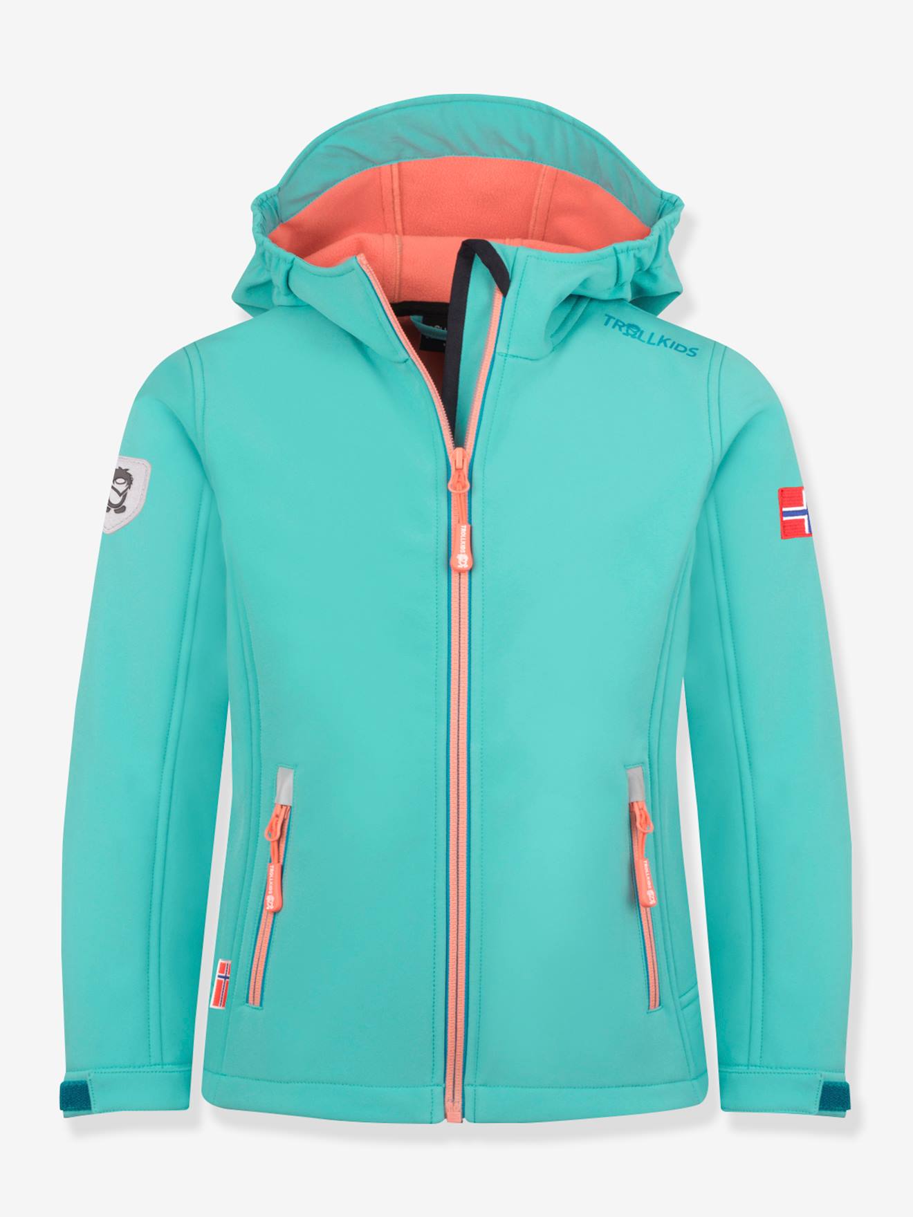 Warme Mädchen Softshell-Jacke TROLLFJORD TROLLKIDS von Trollkids