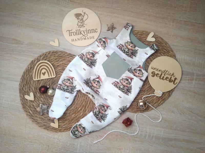 strampler Weihnachten Verschiedene Größen von TrollkvinneHandmade