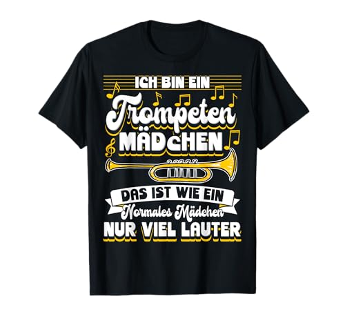 Trompete Mädchen Trompeterin T-Shirt Trompete Mädchen Trompeterin T-Shirt von Trompeten Mädchen Trompeterin Geschenk