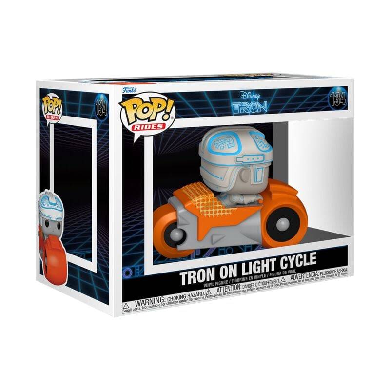 Tron Tron with Cycle (Pop! Rides Deluxe) Vinyl Figur 134 Funko Pop! multicolor von Tron