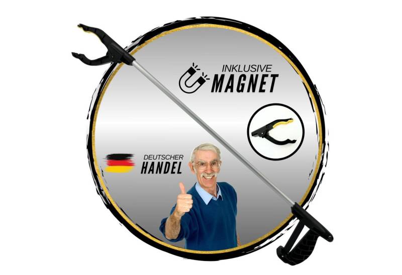 TronicXL Greifarm Greifzange mit Magnet Greifhilfe Greifer für Senioren Müll Müllzange, 1-tlg., magnetisch von TronicXL