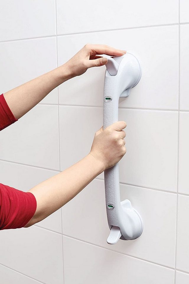 TronicXL Haltegriff XXL Haltegriff Bad ohne Bohren mit Saugnapf Griff Badewanne Dusche WC von Tronicxl