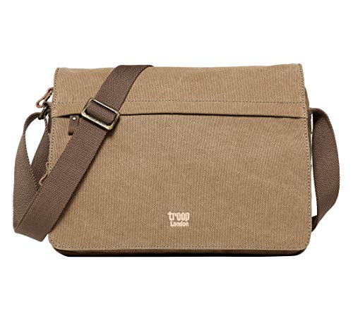 TRP0241 Troop London Classic Messenger Bag (Brown) von Troop London