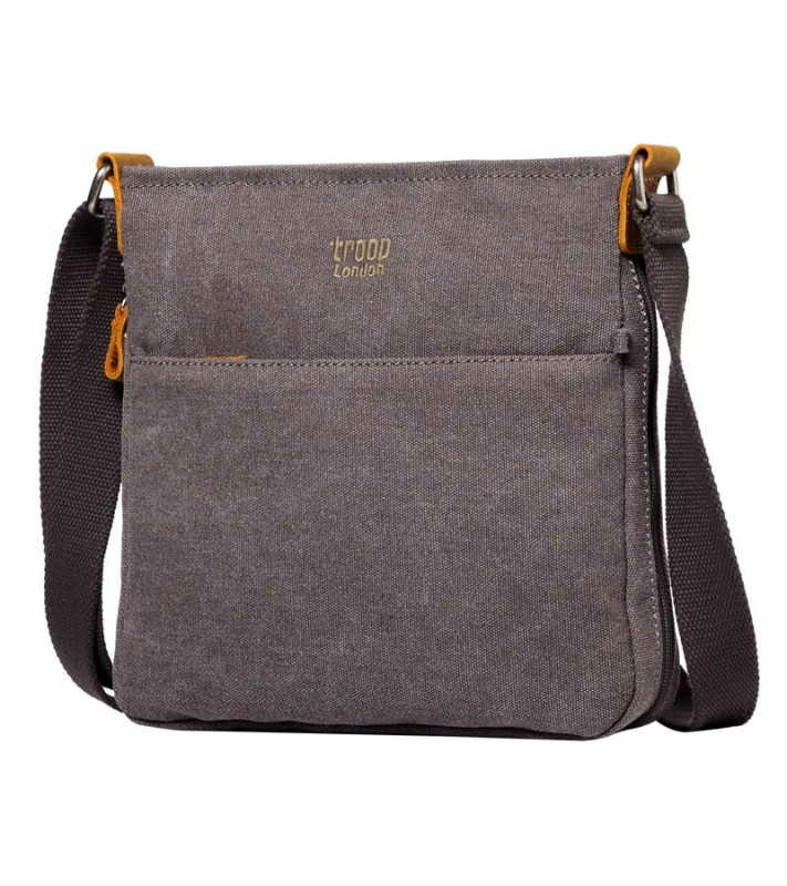 TROOP Crossbag Zip M exp. dunkel_grau TROOP Crossbag Zip M exp. dunkel_grau von Troop