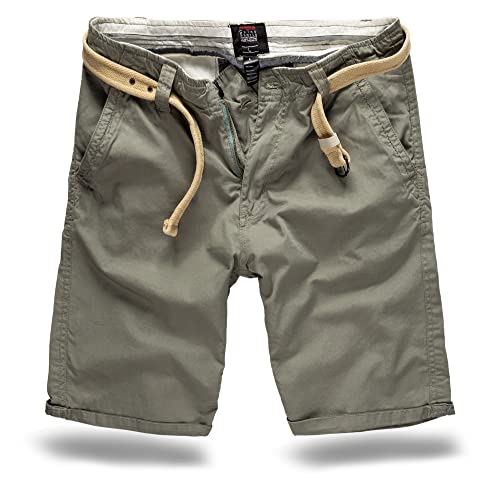 Trooper Chino Shorts Lightning Olive Light - S von Trooper