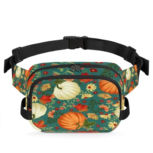 Bauchtasche mit Thanksgiving-Thema für Damen, Herren, Mädchen, Jungen, Kinder, Thanksgiving-Druck, Bauchtasche, Laufen, Sport, Wandern, Geldbörse, Gürteltasche, farbe, XL, Taschen-Organizer von TropicalLife