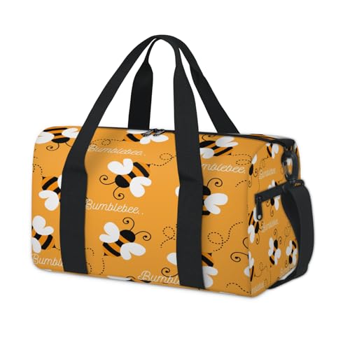 Bee Sports Duffel Bag Bee Bumblebee Weekend Overnight Bag Tote Holdall Casual Travel Gym Duffel Bags for Kids Girls Boys Women Men Bee Sports Duffel Bag Bee Bumblebee Weekend Overnight Bag Tote Holdall Casual Travel Gym Duffel Bags for Kids Girls Boys Women Men von TropicalLife