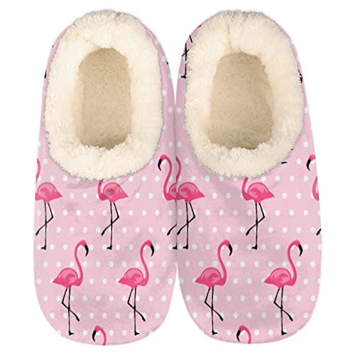Flamingo-Tier-Hausschuhe f¨¹r Damen, flauschig, Pl¨¹sch, gef¨¹ttert, Hausschuhe, Schlafzimmerschuhe, gem¨¹tliche Hausschuhe, Medium Flamingo-Tier-Hausschuhe f¨¹r Damen, flauschig, Pl¨¹sch, gef¨¹ttert, Hausschuhe, Schlafzimmerschuhe, gem¨¹tliche Hausschuhe, Medium von TropicalLife