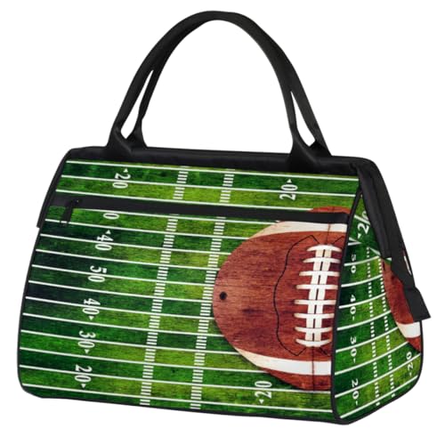 Fußball-Reisetasche für Damen und Herren, 24 l, American Football, Wochenendtasche, Sporttasche, Fitnessstudio, Reisen, Wochenendtasche, farbe, (24L) UK, Taschen-Organizer von TropicalLife