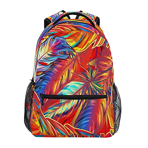 HaJie Rucksack Regenbogen Bunte Vögel Feder Reise Tagesrucksack Große Kapazität Rucksack Casual Schule Buch Tasche Schultergurte Computer Laptop Tasche für Damen Herren Teenager Mädchen Jungen HaJie Rucksack Regenbogen Bunte Vögel Feder Reise Tagesrucksack Große Kapazität Rucksack Casual Schule Buch Tasche Schultergurte Computer Laptop Tasche für Damen Herren Teenager Mädchen Jungen von TropicalLife