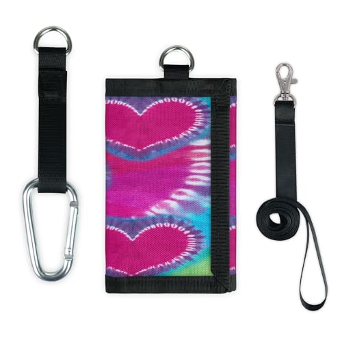 Heart Tie Dye Wallet Slim Small Pocket Money Organizer Bag Lightweight Portable Change Purse Heart Tie Dye Wallet Slim Small Pocket Money Organizer Bag Lightweight Portable Change Purse von TropicalLife