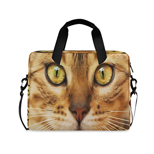 JNlover Laptoptasche mit Tier-Katzen-Muster, 40,6 cm (16 Zoll), tragbare Hülle, Aktentasche, Laptoptasche, Notebook-Computer, Tragetasche für Damen und Herren von TropicalLife