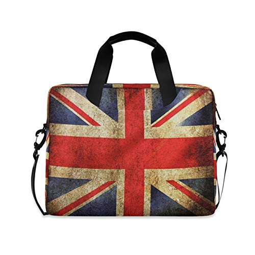 JNlover Laptoptasche mit UK-Flagge, 40,6 cm (16 Zoll), tragbare Hülle, Aktentasche, Laptoptasche, Notebook, Computer, Tragetasche für Damen und Herren von TropicalLife