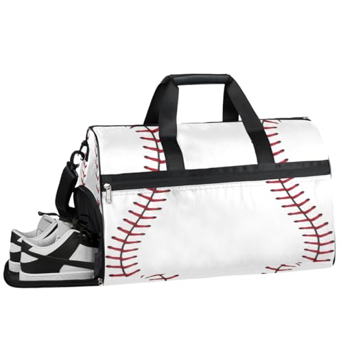 Kinder-Reisetasche für Jungen, Mädchen, Teenager, Sport, Turnbeutel für Wochenende, Reisen, Gymnastik, Tanz, Ballett, baseball, Large von TropicalLife