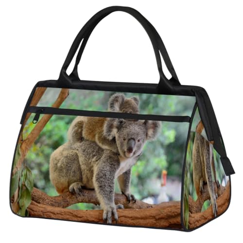 Koala süße Reisetasche für Damen und Herren, 24 l, Koala-Wochenendtasche, Sporttasche, Fitnessstudio, Reisen, Übernachtung, Wochenendtasche, farbe, (24L) UK, Taschen-Organizer von TropicalLife