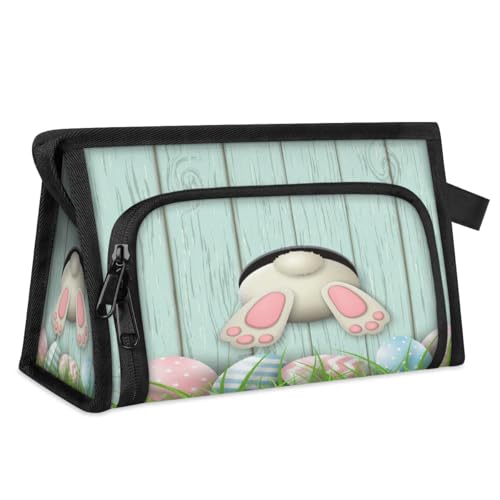 Kulturbeutel mit Haseneiern, niedlich, für Damen, Herren, Mädchen, Jungen, Ostern, multifunktionale Make-up-Tasche, Kosmetik-Organizer, Duschtasche, farbe, M, Taschen-Organizer von TropicalLife