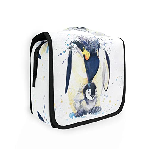 Make-up-Tasche Aquarell Pinguin Tier Thema hängende Kulturbeutel Reise Make-up Tasche Kulturbeutel für Frauen Organizer Fall für Zubehör Shampoo täglichen Gebrauch, mehrfarbig, Size:9" x 4" x 18.5" Make-up-Tasche Aquarell Pinguin Tier Thema hängende Kulturbeutel Reise Make-up Tasche Kulturbeutel für Frauen Organizer Fall für Zubehör Shampoo täglichen Gebrauch, mehrfarbig, Size:9" x 4" x 18.5" von TropicalLife