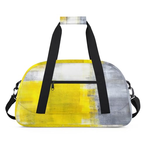 Moderne Kunst Malerei Sport Duffel Bag für Frauen Männer, Ölgemälde 24L Wochenende Übernachtung Tasche Tote Holdall Reise Turnbeutel für Kinder Mädchen Jungen, farbe, (24L) UK, Taschen-Organizer von TropicalLife