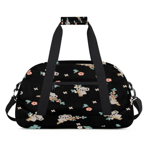 Niedliche Koala-Sporttasche für Damen und Herren, lustiger Koala, 24 l, Wochenend-Übernachtungstasche, Tragetasche, Reisetasche, Turnbeutel für Kinder, Mädchen, Jungen, farbe, (24L) UK, von TropicalLife