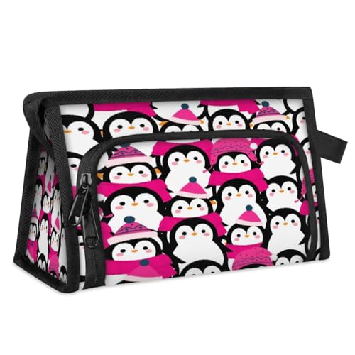 Niedliche Weihnachts-Kulturbeutel für Damen, Herren, Mädchen, Jungen, multifunktionale Make-up-Tasche, Kosmetik-Organizer, Duschtasche, farbe, M, Taschen-Organizer von TropicalLife